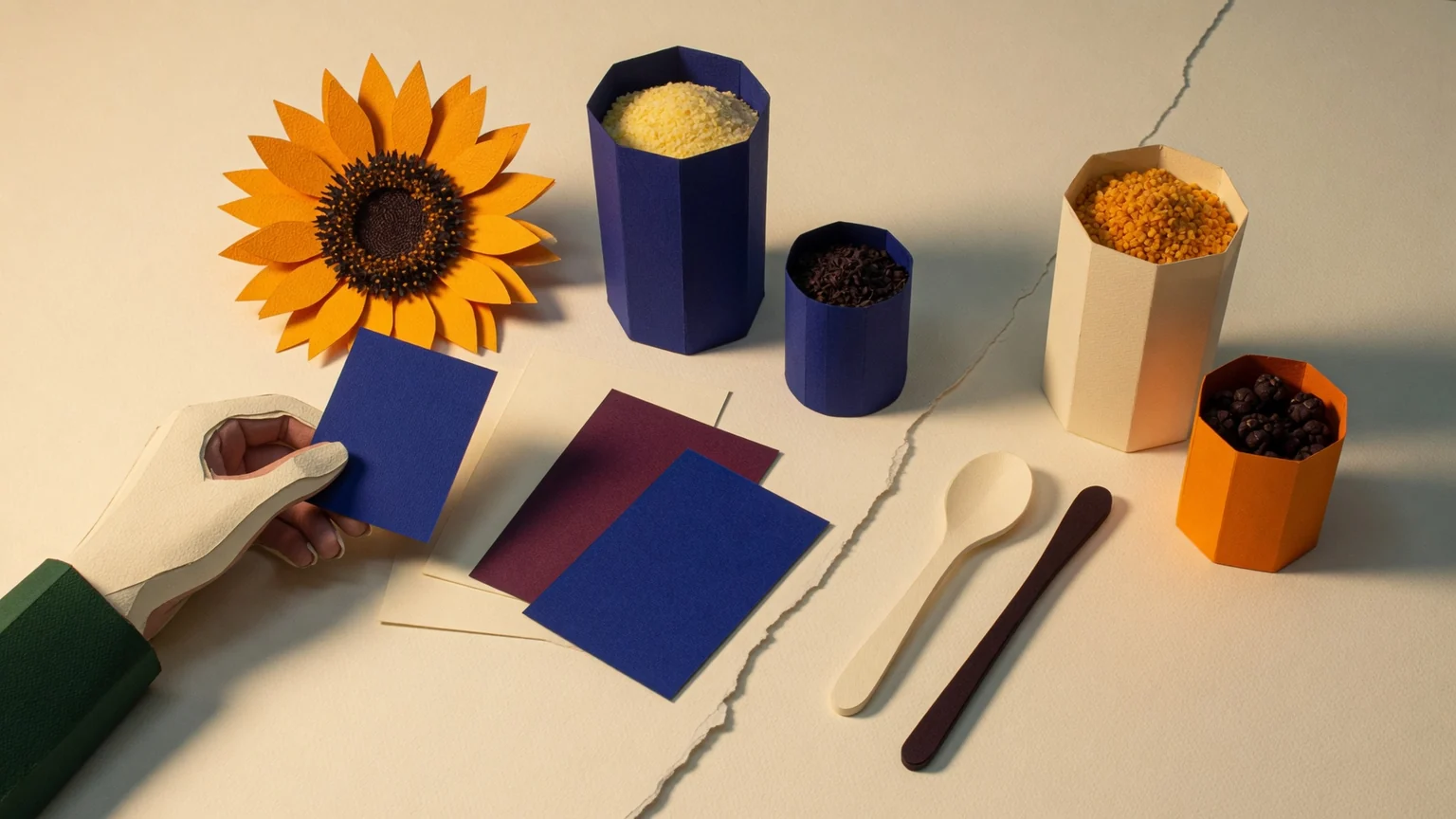 Illustrated food labels and careful packaging
